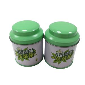 China Chinese And Japanese Tea Caddy Tin Packaging 60*75mm For Tea Gift Pack on sale