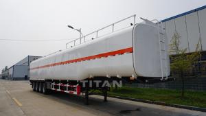 Quality TITAN VEHICLE 40 ft aluminium tanker truck trailer for the carrying of palm oil and refined palm kernel oil for sale
