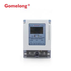 China 2022 New Products Outdoor  Single Phase Card Slot Electric Prepayment  Electronic Energy Meter on sale