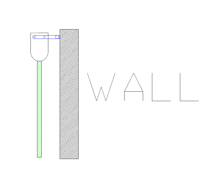 Technical diagram of LED Exit Sign components and specifications