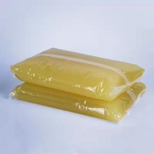 China Translucent Amber Hot Melt Jelly Glue For Semi Auto Rigid Box Making Machine on sale