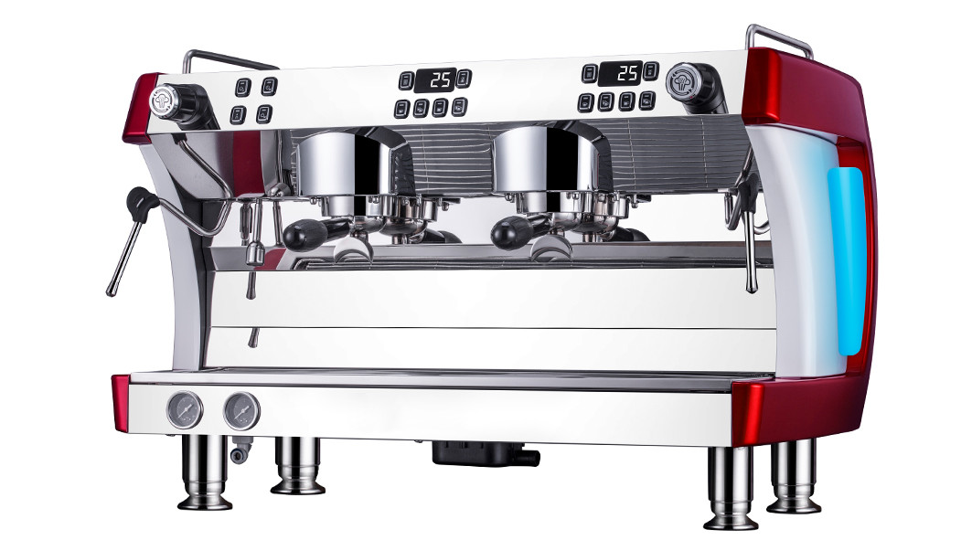 SS Double Group Coffee Machine / Capresso Espresso And Cappuccino Machine For Cafe Shop