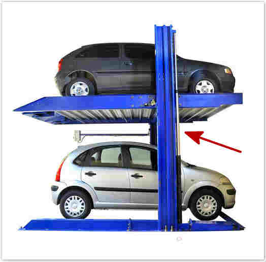 Double Acting Car Lift Hydraulic Ram for Home Garbage 2 Post Car Parking Equipment