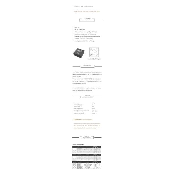 High Capacitance Varactor Diode Tuning Circuits Variable Capacitance Diode