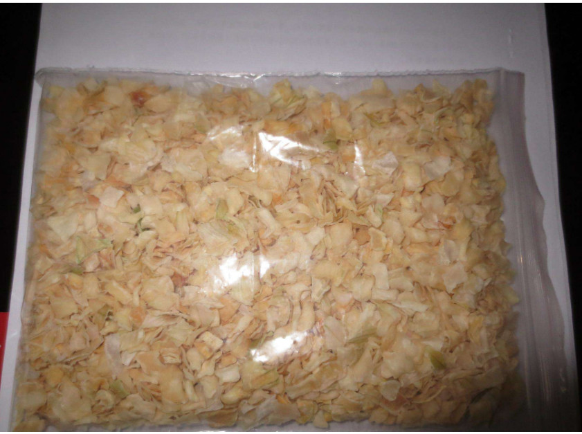 NO GMO 30*40mm Baked Dehydrated Minced Onion