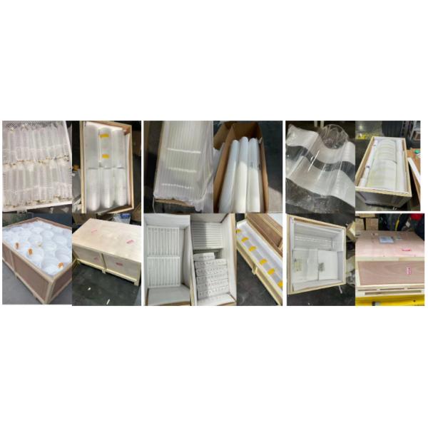 High Temperature Resistant High Light Transmission Customizable Size Transparent Quartz Glass Tube