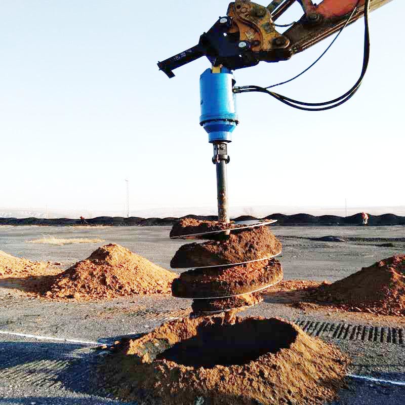 Single Pin Hitch Hydraulic Earth Operator Auger 200mm For B2B Buyers