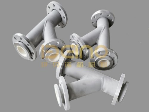 Corrosion Resistance Ceramic Sleeve Lined Pipe ceramic tile lined pipe reducer