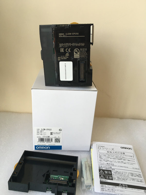 Built In EtherNet/IP Omron CJ2 PLC CPU Unit CJ2M-CPU34 30K Steps 120K Bytes 160K Words