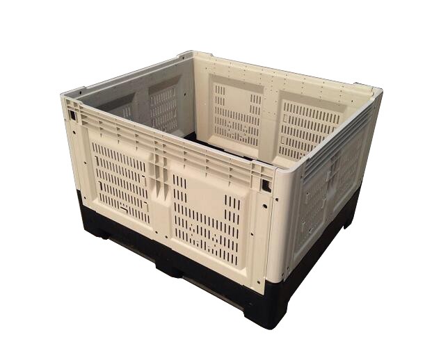Storage Boxes Lid Attached Folded Plastic for Industry China Factory Storage Boxes & Bins Food Container Eco-friendly Foldable