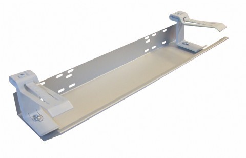 Wire Management Made Easy with Under Desk Flip Down Cable Tray and Single-side Bracket