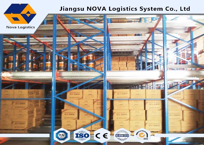 Selective Heavy Duty Shuttle Metal Pallet Racks warehouse shelving Steel Q235