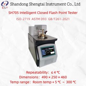 Quality SH705 Intelligent Closed Flash Point Tester ASTM D93 Electric Ignition for sale