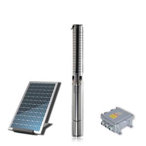 China 3 Inch,4 Inch Deep Well Stainless Steel Impeller Solar Submersible Pump,Brushless DC Solar Pump, Solar Power Water Pump on sale