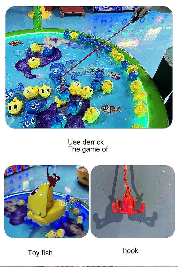 Magnetic Frog Fishing Amusement Park Arcade Catch Frogs Fishing Game Machine