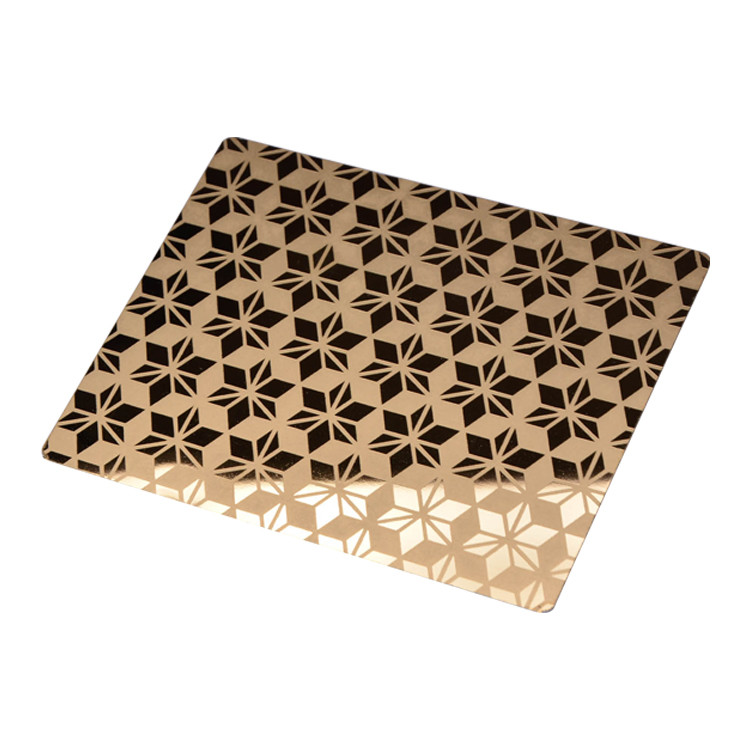 316 Decorative Etched Stainless Steel Sheet Elevator Cladding Plate