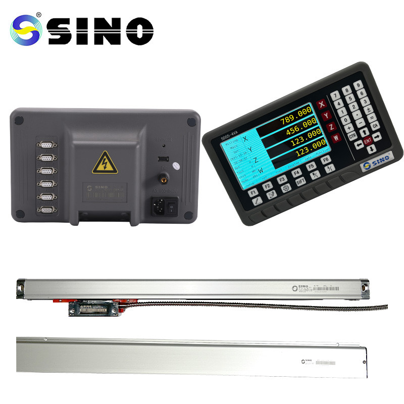 Metal Sino Sds5-4va Digital Display Meter With General Readouts On A 4-Axis LCD Screen