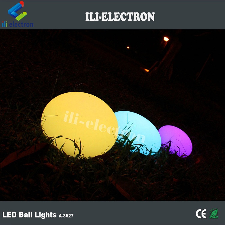 Outdoor Plastic Waterproof Illuminated LED Ball 20,25,30,35,40,50,60cm