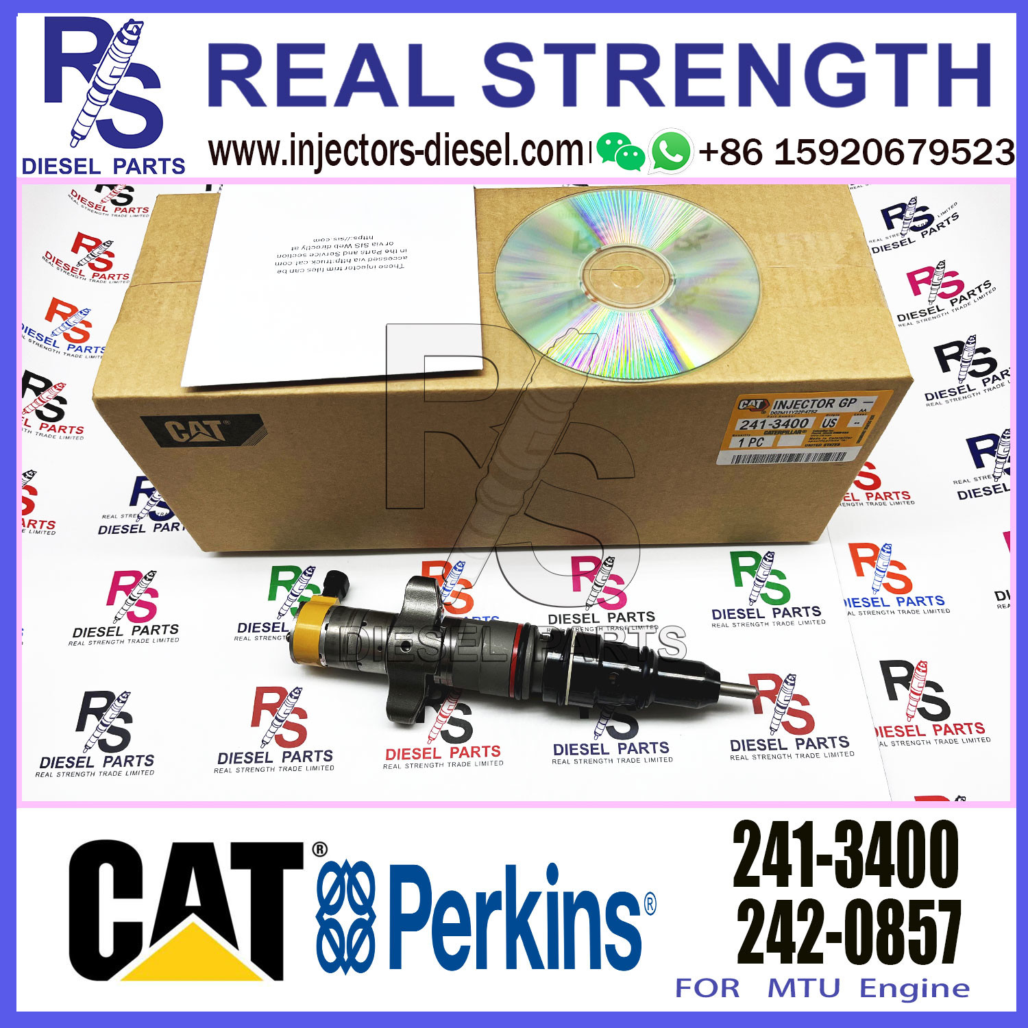 241-3400 Fuel Injection Pump 2462343 246-2343 Diesel Engine Injector 2951410 295-1410 For C7