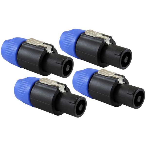 Audio Speaker Plug Twist Lock 4 Pole Speaker Plug Compatible With Neutrik Speakon DD4006