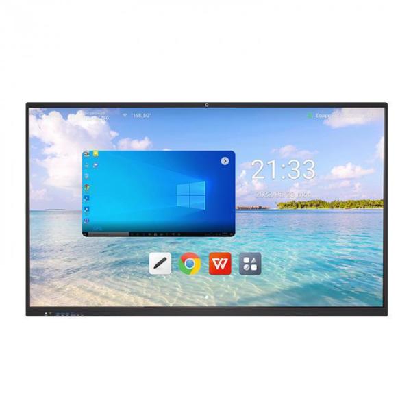 110 Inch Smart Digital Whiteboard side view and connectivity
