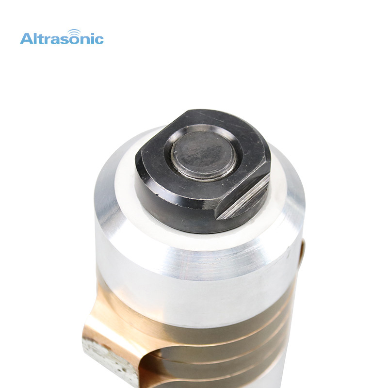 Plastic Welding Ultrasonic Transducer 15Khz 16um Amplitude 4 Ceramics