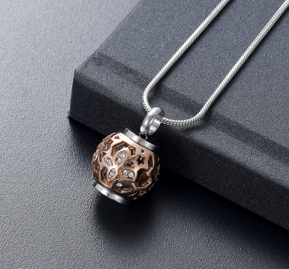 Excellent Ash Holder Keepsake Pendant Locket For Ashes Funeral Memorial Urn Necklace