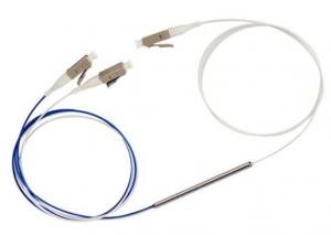 Quality LC UPC 1*2 FBT Fiber Optic Coupler 0.9mm 1m Optical Fiber Splitter for sale
