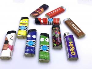 Quality Electronic Cigar Disposable or Refillable EU Standard Gas Lighter with Five Colors for sale