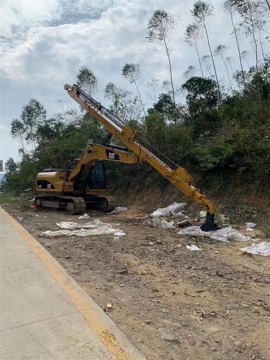 CAT320 Sturdy Excavator Telescopic Boom 14m Long Reach With Heavy Duty Bucket
