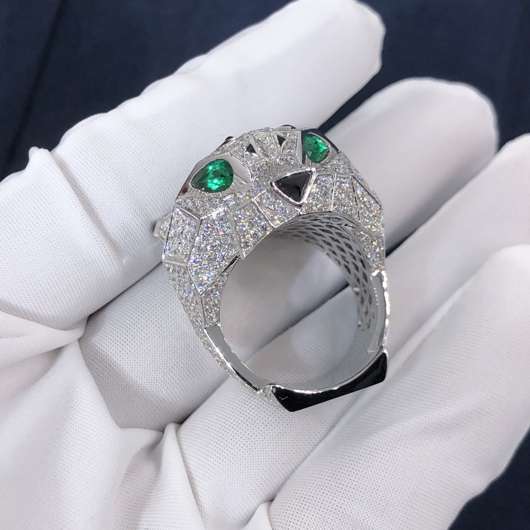 Hot Selling Natural Diamond Jewelry 18k Gold Car Tier PanthèRe De Car tier Ring