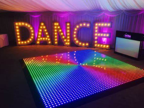 DIY FCC Interactive Led Light Up Dance Floor 43264 Pixels 4m Viewi Distance
