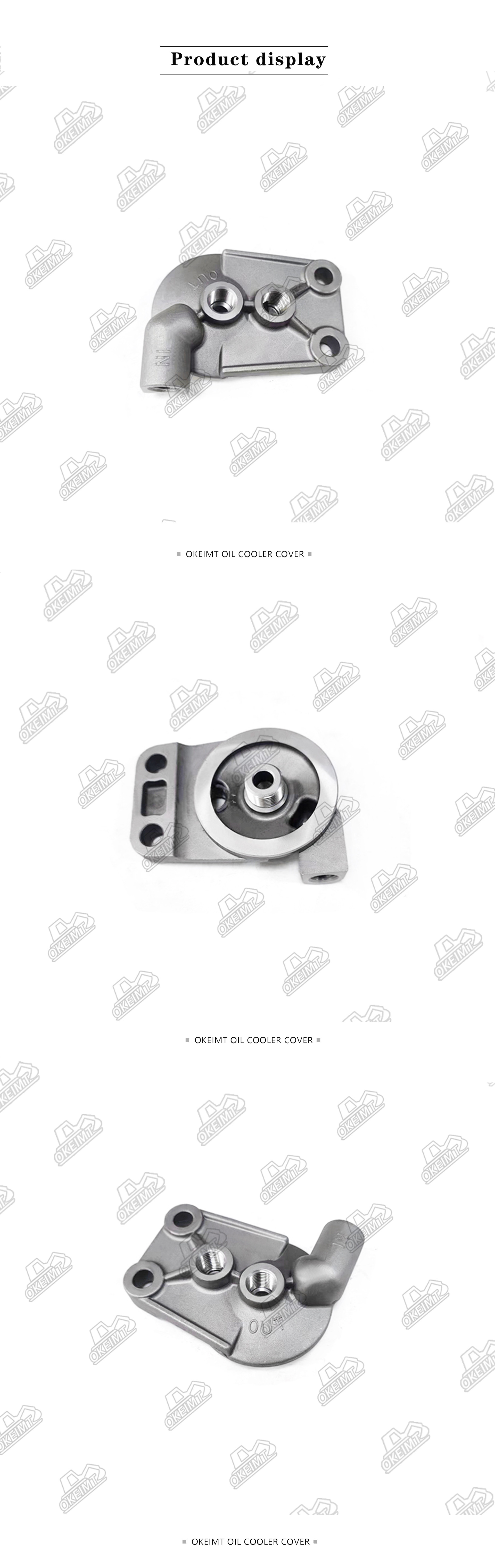 High Performance Lubricant Filter Head KUBOTA 185 Oil Filter Head