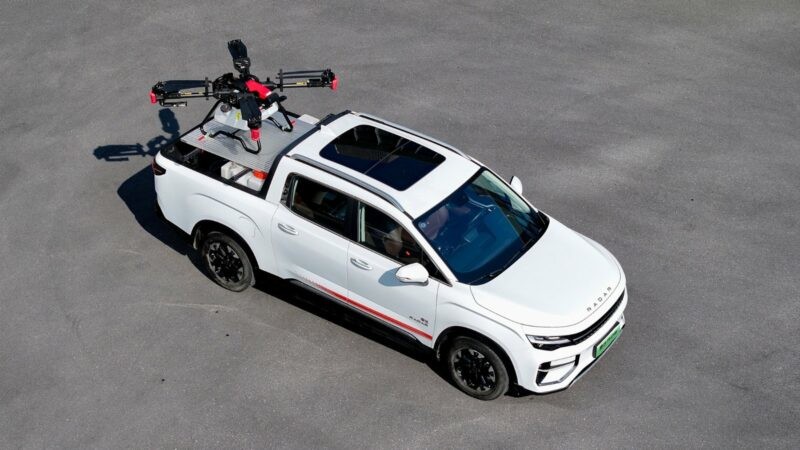 New EV truck 2024 Radar RD6 allwheel drive pickup with 200kW power 384Nm torque