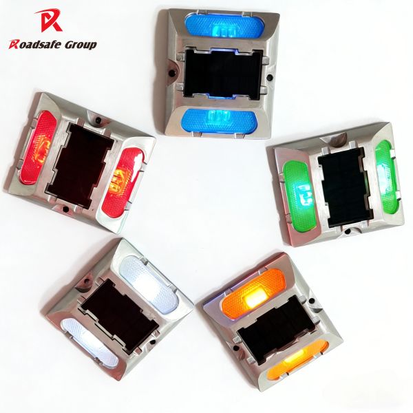 Solar Powered Aluminum Road Stud 40tons for Enhanced Pavement Marking