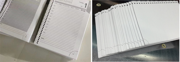 Page Tear-Off Corners Perforation Machine For Hard Cover Books Notebook MF-PBM350