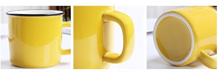 12 Oz 12x8.5x8.2cm 350ml Blank Ceramic Coffee Mugs