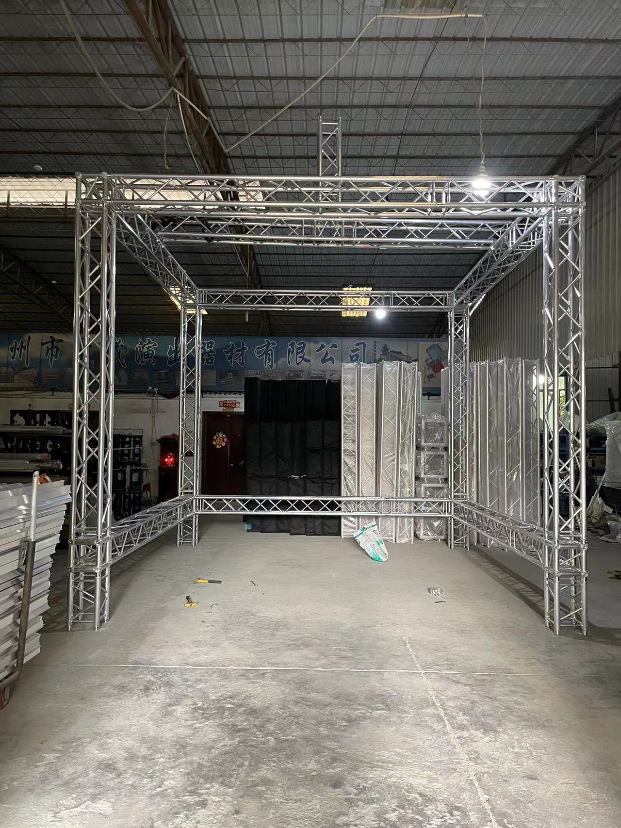Easy Assembly Aluminum Portable Stage Lighting Truss 1m 2m 3m 4m Height