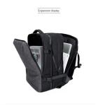 All Seasons USB Khaki Overnight Bag Multi Functional Backpack 39L