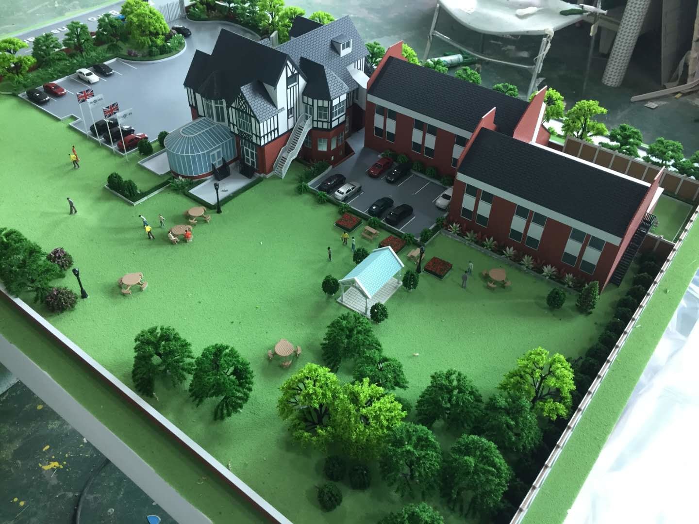 Laser cut 3D Architecture House Model Machine Cut / Handmade Technic
