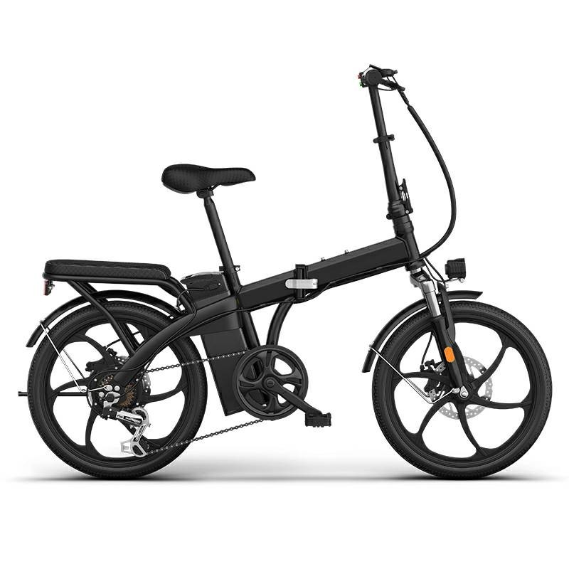 Off Road Mens Folding Electric Bike For Tall Man 48v 350w 10Ah Rear Seat Post Battery