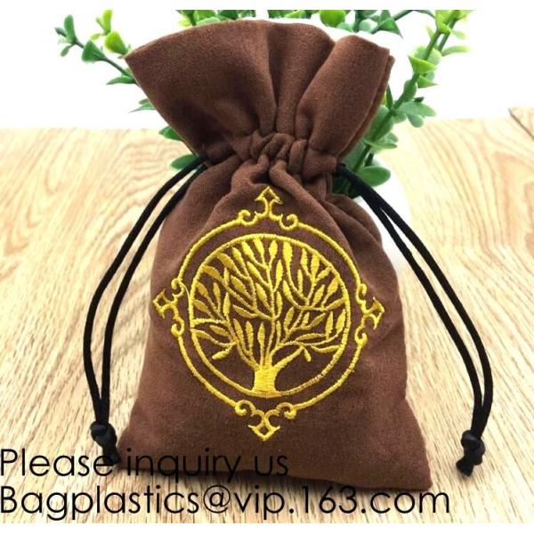 Velvet Jewelry Pouch with Snap Button for Necklaces Bracelet Rings Watch,bracelet, necklace, rings, watch GIFT PACKAGE