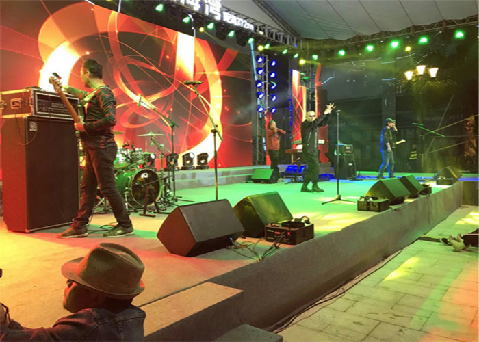 Commercial Center P3.91 ICN2153IC Outdoor Rental LED Display For Advertising High Brightness 6500cd/sqm