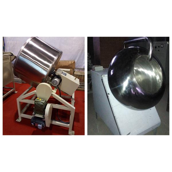 30kg/H Industrial Nut Processing Machine Chocolate Coating Machine 400mm Pan Diameter