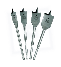 WOOD FLAT DRILL BITS (SPADE BITS)