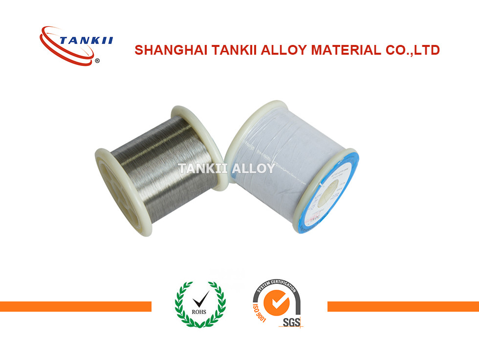 0.132mm Bright Silver Nicr Alloy Strip Karma Resistance For Heating Cable