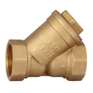 Quality 1/2 1/4 3/4 1 inch Brass Non Return Water Check Valve With Y Strainer Filter for sale