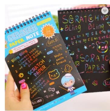 Scratch And Stencil Kids Book Printing Softcover Self Publishing Children'S Picture Books