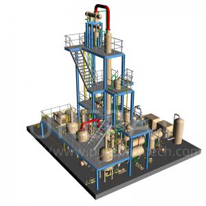 Quality Full Automatic Mini Waste Engine Oil Recycling Plant With Vacuum System for sale