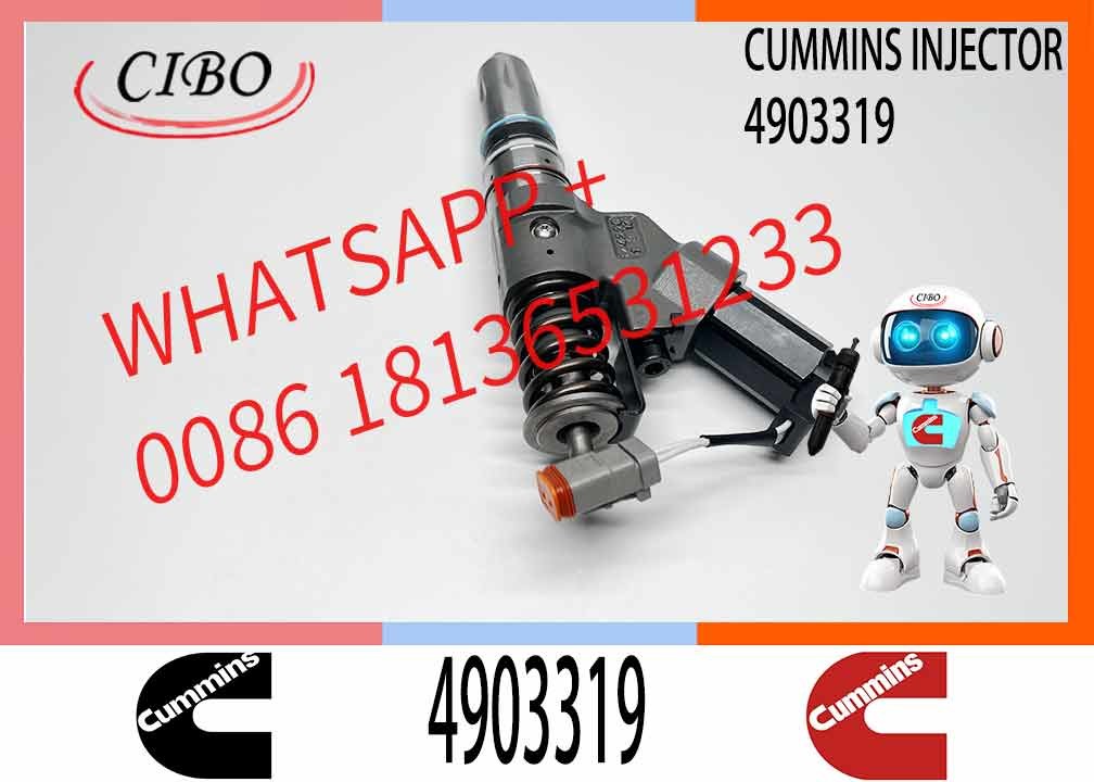 DL900A bulldozer ISM11 engine 4903472 4026222 fuel injector 4903319 used in Cummins